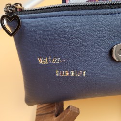 Reiseetui aus Kunstleder, uni