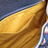 Tasche Pallas mit Schmetterlingen schwarz/gold - Größe S