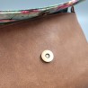 Abendtasche / Clutch, Kunstleder braun