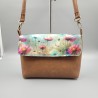 Abendtasche / Clutch, Kunstleder braun